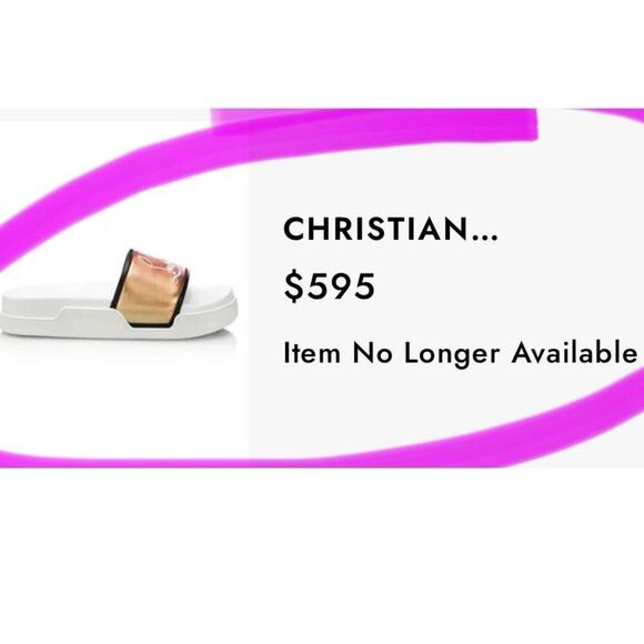 Christian Louboutin Ombre Leather Red Bottom Slide Size 44 | Designer Sandal NEW - Picture 3 of 16